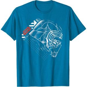 imageStar Wars The Rise of Skywalker Kylo Ren TShirtSapphire Blue