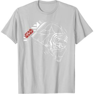 imageStar Wars The Rise of Skywalker Kylo Ren TShirtSilver Grey