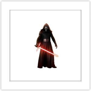 imageTrends International Gallery Pops Star Wars Saga  Kylo Ren Wall Art Wall Poster 12quot x 12quot Black Framed VersionWhite Framed Version