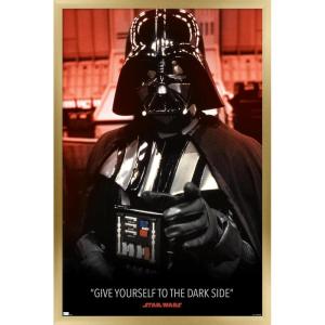imageTrends International Star Wars Return of the Jedi  Darth Vader Wall Poster 224L x 147W Premium Unframed VersionGold Framed Version