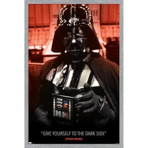 imageTrends International Star Wars Return of the Jedi  Darth Vader Wall Poster 224L x 147W Premium Unframed VersionGray Framed Version