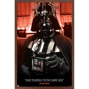 imageTrends International Star Wars Return of the Jedi  Darth Vader Wall Poster 224L x 147W Premium Unframed VersionMahogany Framed Version