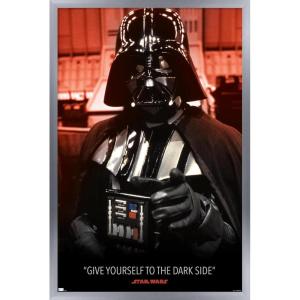 imageTrends International Star Wars Return of the Jedi  Darth Vader Wall Poster 224L x 147W Premium Unframed VersionSilver Framed Version