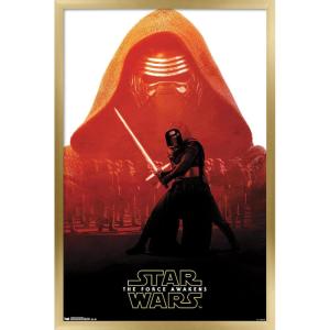 imageTrends International Star Wars The Force Awakens  Kylo Ren Badge Wall Poster 22375quot x 34quot Premium Unframed VersionGold Framed Version