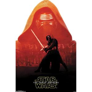 imageTrends International Star Wars The Force Awakens  Kylo Ren Badge Wall Poster 22375quot x 34quot Premium Unframed VersionPremium Unframed Version