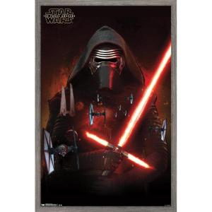 imageTrends International Star Wars The Force Awakens  Kylo Ren Wall Poster 22375quot x 34quot Premium Unframed VersionBarnwood Framed Version