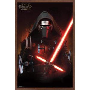 imageTrends International Star Wars The Force Awakens  Kylo Ren Wall Poster 22375quot x 34quot Premium Unframed VersionMahogany Framed Version