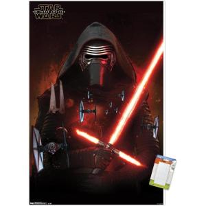 imageTrends International Star Wars The Force Awakens  Kylo Ren Wall Poster 22375quot x 34quot Premium Unframed VersionPremium Poster  Mount Bundle