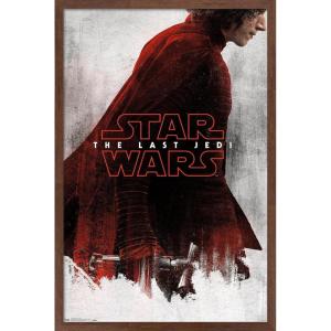 imageTrends International Star Wars The Last Jedi  Red Kylo Wall Poster 34L x 224W Premium Unframed VersionMahogany Framed Version