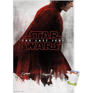imageTrends International Star Wars The Last Jedi  Red Kylo Wall Poster 34L x 224W Premium Unframed VersionPremium Poster  Mount Bundle