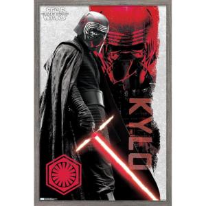 imageTrends International Star Wars The Rise Of Skywalker  Kylo Ren Wall Poster 22375quot x 34quot Premium Unframed VersionBarnwood Framed Version