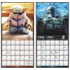 image2024 Star Wars The Mandalorian  The Child Mini Wall Calendar Bilingual French English and French Edition