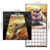 image2024 Star Wars The Mandalorian  The Child Mini Wall Calendar Bilingual French English and French Edition