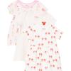 imageAmazon Essentials Disney  Marvel  Star Wars  Princess Babies Toddlers and Girls Dresses Pack of 3Minnie Rainbow Chaser