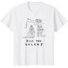 imageAmazon Essentials Mens Vader Rule The Galaxy Scene TShirt White SmallWhite