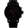 imageCitizen Mens EcoDrive Star Wars Darth Maul Mastermind Chronograph Black Ion Plated Stainless Steel Case WatchBlack Cordura Nylon Strap Black Dial Model CA076602W