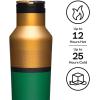 imageCorkcicle Star Wars Insulated Canteen Travel Water Bottle Triple Insulated Stainless Steel Easy Grip Straw Mouth Keeps Beverages Cold for 25 Hours or Warm for 12 Hours 20 oz ChewbaccaLoki