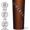 imageCorkcicle Star Wars Insulated Canteen Travel Water Bottle Triple Insulated Stainless Steel Easy Grip Straw Mouth Keeps Beverages Cold for 25 Hours or Warm for 12 Hours 20 oz ChewbaccaChewbacca