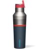 imageCorkcicle Star Wars Insulated Canteen Travel Water Bottle Triple Insulated Stainless Steel Easy Grip Straw Mouth Keeps Beverages Cold for 25 Hours or Warm for 12 Hours 20 oz ChewbaccaThor