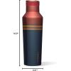 imageCorkcicle Star Wars Insulated Canteen Travel Water Bottle Triple Insulated Stainless Steel Easy Grip Straw Mouth Keeps Beverages Cold for 25 Hours or Warm for 12 Hours 20 oz ChewbaccaCaptain Marvel