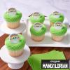imageDecoSet Star Wars The Mandalorian The Child Cake Topper 1Piece Cake Topper Use with Cake Decorations to Create Intergalactic CakesCupcake Rings