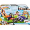 imageHot Wheels Star Wars RacerVerse Toy Car Track Set ampamp 2 DieCast Racers Grogus Great Race U44Inspired by Star Wars with Grogu and The Mandalorian