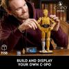 imageLEGO Star Wars C3PO Buildable Droid Figure Build and Display Model with C3PO Minifigure Star Wars Collectible for Home or Office Dcor Nostalgic Gift Idea for Adults Fans or Collectors 75398