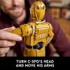 imageLEGO Star Wars C3PO Buildable Droid Figure Build and Display Model with C3PO Minifigure Star Wars Collectible for Home or Office Dcor Nostalgic Gift Idea for Adults Fans or Collectors 75398