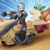 imagePlayDoh Star Wars The Mandalorian Launching Speeder Playset Bendy Grogu ampamp 4 Inch Mando Action Figures Imagination Toys for 4 Year Old Boys ampamp Girls ampamp Up