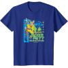 imageStar Wars  Boba Fett Dark Digital TShirtRoyal Blue