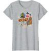 imageStar Wars  Chewbacca Stickers TShirtHeather Grey