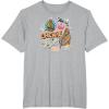 imageStar Wars  Chewbacca Stickers TShirtHeather Grey