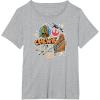 imageStar Wars  Chewbacca Stickers TShirtHeather Grey