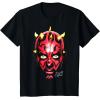 imageStar Wars  Darth Maul Face TShirtBlack