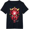 imageStar Wars  Darth Maul Face TShirtBlack