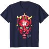 imageStar Wars  Darth Maul Face TShirtNavy Blue