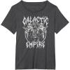 imageStar Wars  Galactic Empire Metal Inspired TShirtDark Heather Grey