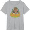 imageStar Wars  Retro Chewbacca TShirtHeather Grey
