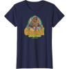 imageStar Wars  Retro Chewbacca TShirtNavy Blue