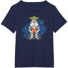 imageStar Wars Ahsoka Tano and Grogu The Mandalorian Night Cute TShirtNavy Blue
