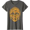 imageStar Wars C3PO Human Cyborg Word Relations TShirt TShirtAsphalt Grey