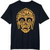 imageStar Wars C3PO Human Cyborg Word Relations TShirt TShirtBlack
