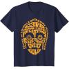 imageStar Wars C3PO Human Cyborg Word Relations TShirt TShirtNavy Blue