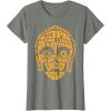 imageStar Wars C3PO Human Cyborg Word Relations TShirt TShirtOlive Heather