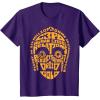 imageStar Wars C3PO Human Cyborg Word Relations TShirt TShirtPurple