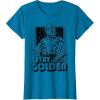 imageStar Wars C3PO Stay Golden Galactic Graphic TShirt TShirtSapphire Blue