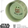 imageStar Wars Chewbacca Chew on This Dog Food Bowl 6 Inch  Dog Feeding Bowl Holds up to 35 Water Dry Food or Wet Food  Dishwasher Safe on Top Rack Dog BowlMandalorian Meal Time