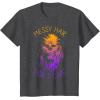 imageStar Wars Chewbacca Messy Hair Dont Care Disney TShirtDark Heather Grey