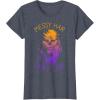 imageStar Wars Chewbacca Messy Hair Dont Care Disney TShirtHeather Blue