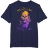 imageStar Wars Chewbacca Messy Hair Dont Care Disney TShirtNavy Blue